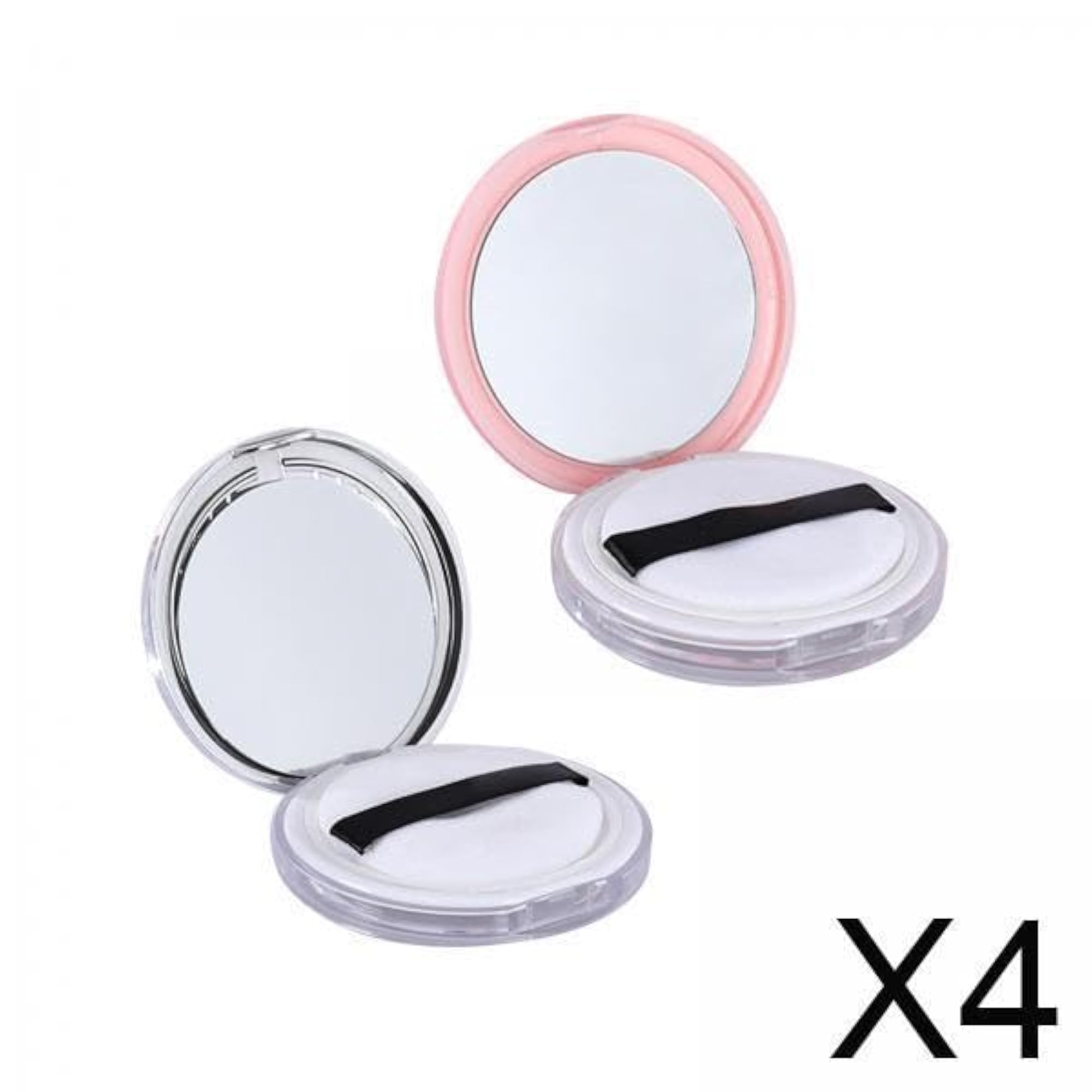 2Pcs Refillable Compact Powder Container